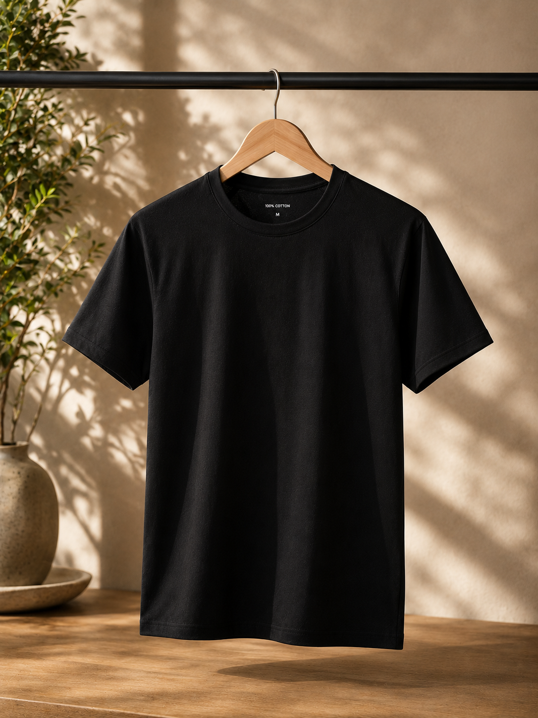 maillot homme noir fond clair 